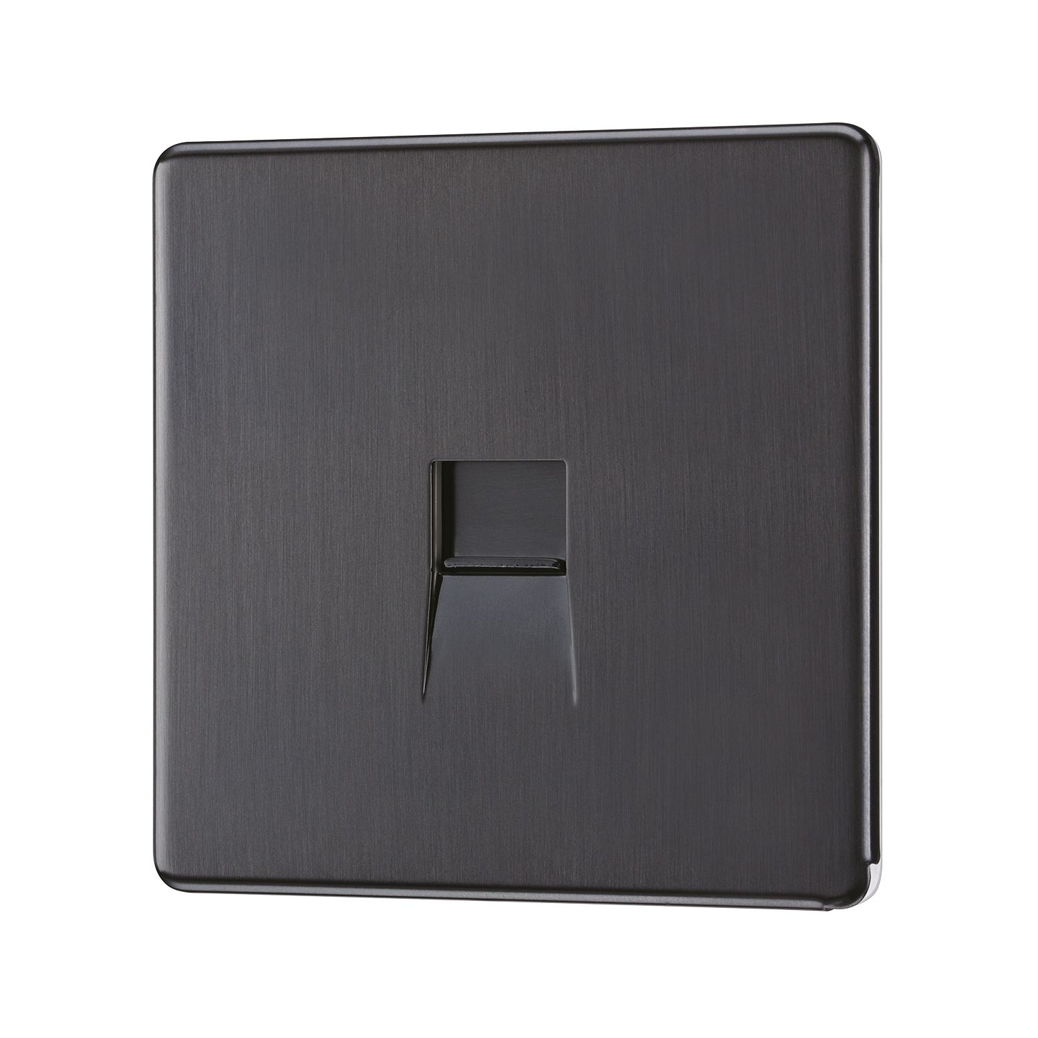 LAP 1-Gang Master Telephone Socket Slate Grey (304KJ)