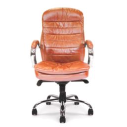 Nautilus Designs Santiago High Back Executive Chair Tan