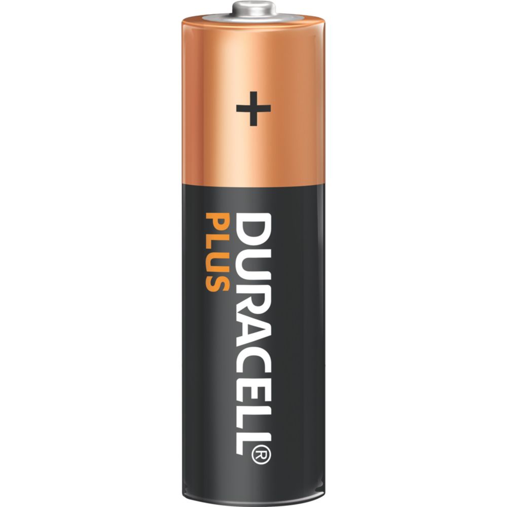 Duracell Plus AA Alkaline Batteries 20 Pack - Screwfix