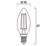Sylvania ToLEDo Retro V5 CL 827 SL ES Candle LED Light Bulb 470lm 4.5W