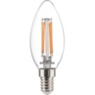 Sylvania ToLEDo Retro V5 CL 827 SL E14 Candle LED Light Bulb  470lm 4.5W
