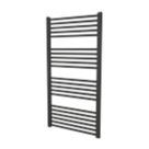Ximax 1140mm x 600mm 1928BTU Anthracite Flat Designer Towel Radiator