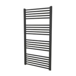 Ximax 1140mm x 600mm 1928BTU Anthracite Flat Designer Towel Radiator