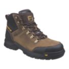 CAT Framework Size 6  Brown Waterproof Steel Toe Cap Safety Boots