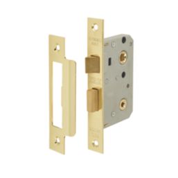 ERA  Brass Bathroom Lock 64mm Case - 44mm Backset