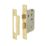 ERA  Brass Bathroom Lock 64mm Case - 44mm Backset