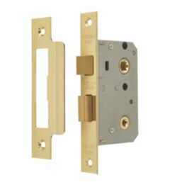 ERA  Brass Bathroom Lock 64mm Case - 44mm Backset