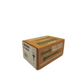 TimbaScrew  Hex Flange Thread Cutting Timber Screws 6.7mm x 100mm 50 Pack
