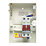 Wylex  4-Module 2-Way Part-Populated  Main Switch Consumer Unit