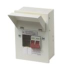 Wylex  4-Module 2-Way Part-Populated  Main Switch Consumer Unit