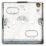 Appleby  1-Gang Galvanised Steel  Knockout Box 16mm