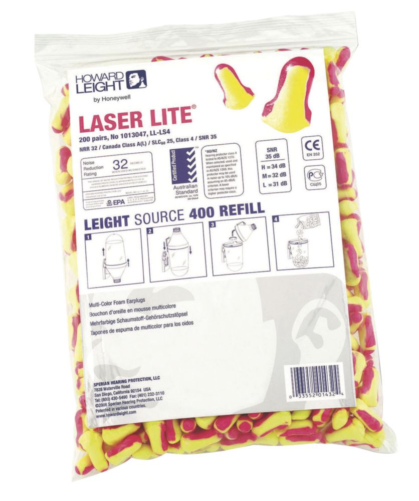 Tappi Per Le Orecchie Howard Leight Laser Lite - Protezione Dal Rumore - Foto 10