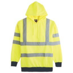 Pro RTX High Visibilty  Hoodie Yellow / Navy X Large 48" Chest