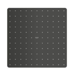 Grohe Precision Thermostat HP Rear-Fed Concealed Matt Black Thermostatic Shower System