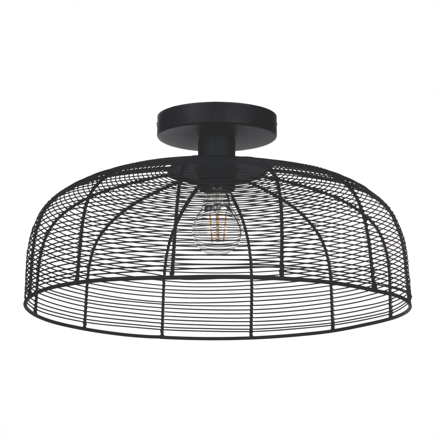 Eglo Rinrose Ceiling Light Black (305CX)