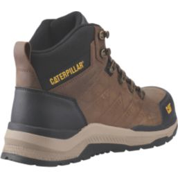 CAT Inductor Mid Size 11  Brown Waterproof  Safety Boots