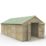 Forest 4Life 10' x 19' 6" (Nominal) Apex Overlap Timber Shed