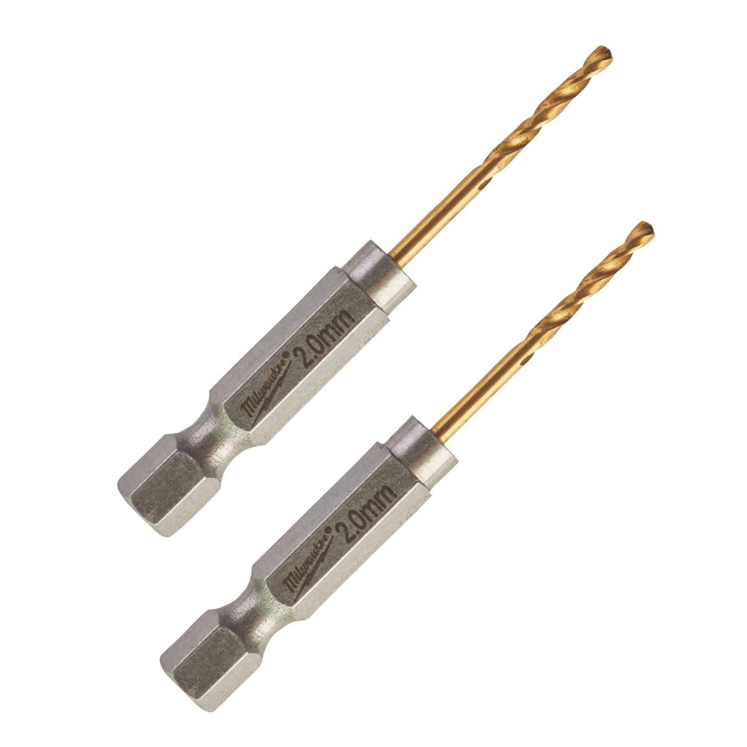 Milwaukee SWave Hex Shank Metal Drill Bits 2mm x 59.5mm 2 Pack (305HH)