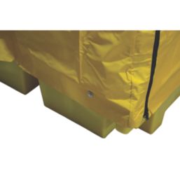 Essentials BP4C 410Ltr Covered Bund Pallet 1310mm x 1415mm x 1870mm
