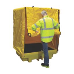 Essentials BP4C 410Ltr Covered Bund Pallet 1310mm x 1415mm x 1870mm