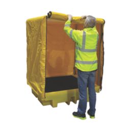 Essentials BP4C 410Ltr Covered Bund Pallet 1310mm x 1415mm x 1870mm