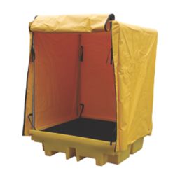 Essentials BP4C 410Ltr Covered Bund Pallet 1310mm x 1415mm x 1870mm