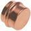 Conex Banninger B Press  Copper Press-Fit Stop Ends 22mm 10 Pack
