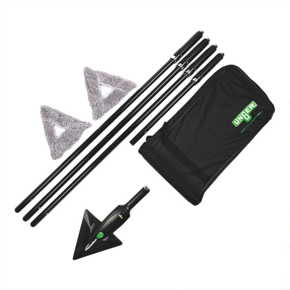 Unger Stingray Open System 450 Premium SRKOH Indoor Glass Cleaning Kit 9 Pieces