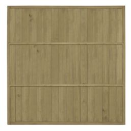 Forest VTGP6PK4HD Vertical Tongue & Groove  Fence Panels Natural Timber 6' x 6' Pack of 4