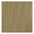 Forest VTGP6PK4HD Vertical Tongue & Groove  Fence Panels Natural Timber 6' x 6' Pack of 4