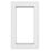 Crystal  Left-Hand Opening Clear Double-Glazed Casement White uPVC Window 610mm x 1190mm