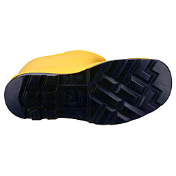 Dunlop Purofort Professional   Safety Wellies Yellow Size 4