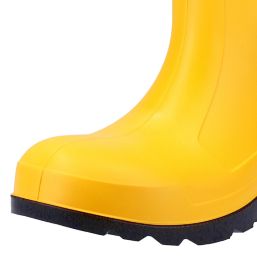 Dunlop Purofort Professional   Safety Wellies Yellow Size 4