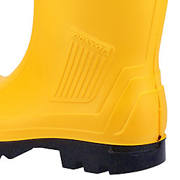 Dunlop Purofort Professional   Safety Wellies Yellow Size 4