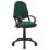 Nautilus Designs Java 200 Medium Back Task/Operator Chair Fixed Arms Green
