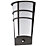 Eglo Breganzo 1 Outdoor LED Wall Light With PIR Sensor Black/White 5W 460lm