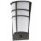 Eglo Breganzo 1 Outdoor LED Wall Light With PIR Sensor Black/White 5W 460lm