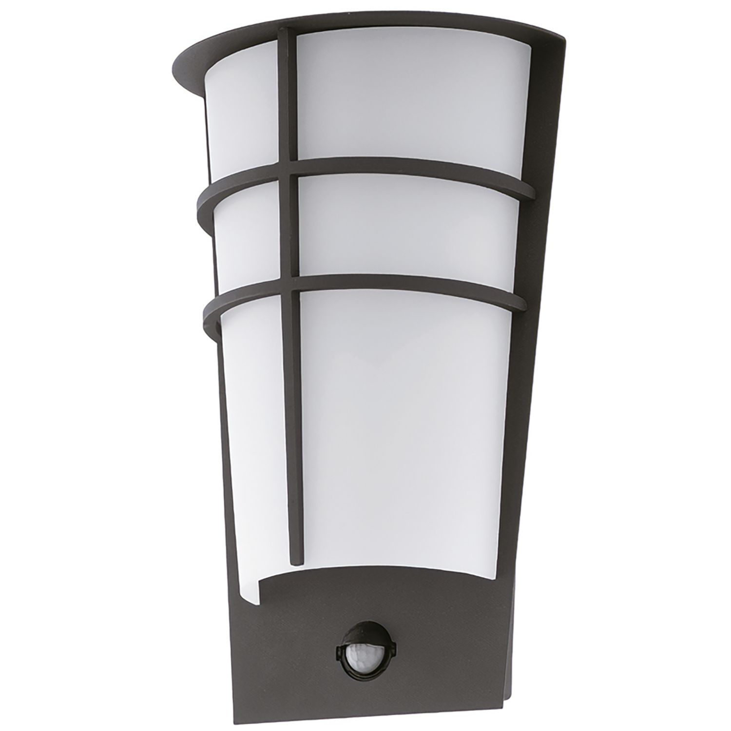 Eglo Breganzo 1 Outdoor LED Wall Light With PIR Sensor Black/White 5W 460lm (305PL)
