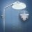 Mira Sport Max Dual with Airboost White/Chrome 10.8kW  Electric Shower