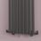 Towelrads Dorney 1800mm x 472mm 3204BTU Anthracite Vertical Designer Radiator