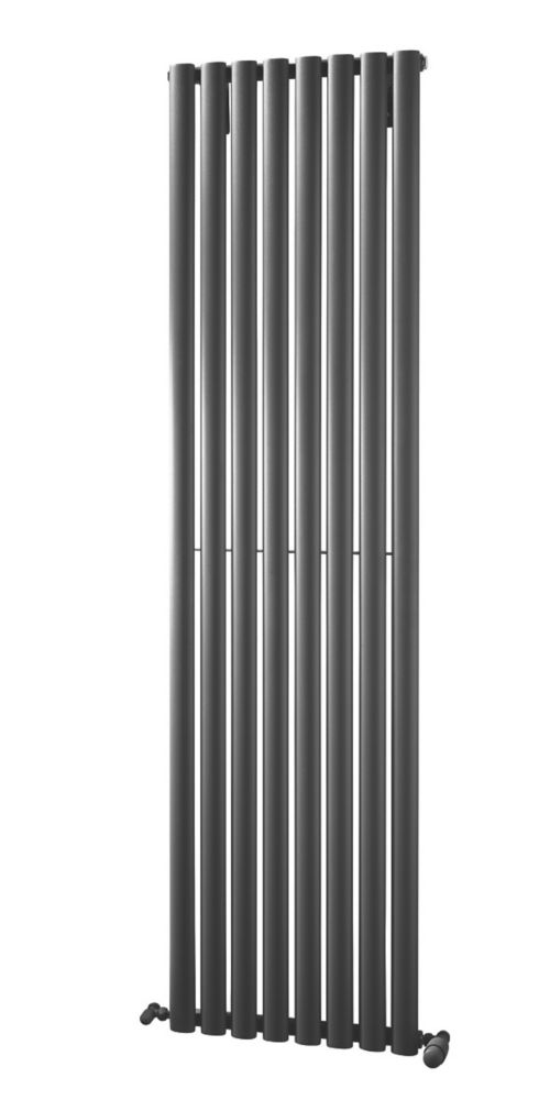 Towelrads 1800mm x 472mm 3204BTU Anthracite Vertical Designer Radiator