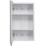 Croydex Dawley Mirrored Single-Door Cabinet  White Gloss 400mm x 100mm x 670mm
