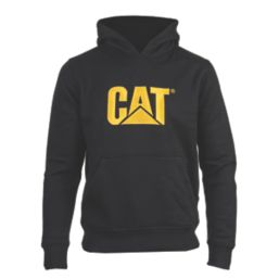 CAT Trademark Hooded Sweatshirt Black 4X Large 58-60" Chest