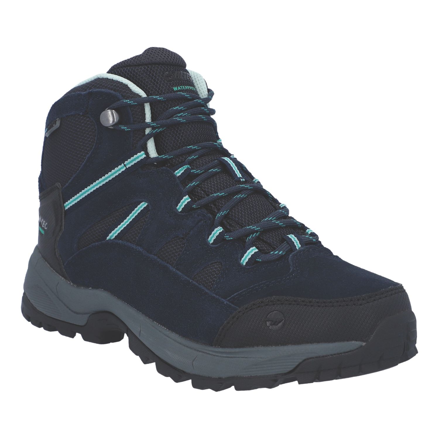 Hi-Tec Bandera Lite Size 8 Womens Blue Waterproof Non Safety Work Boots (305XL)