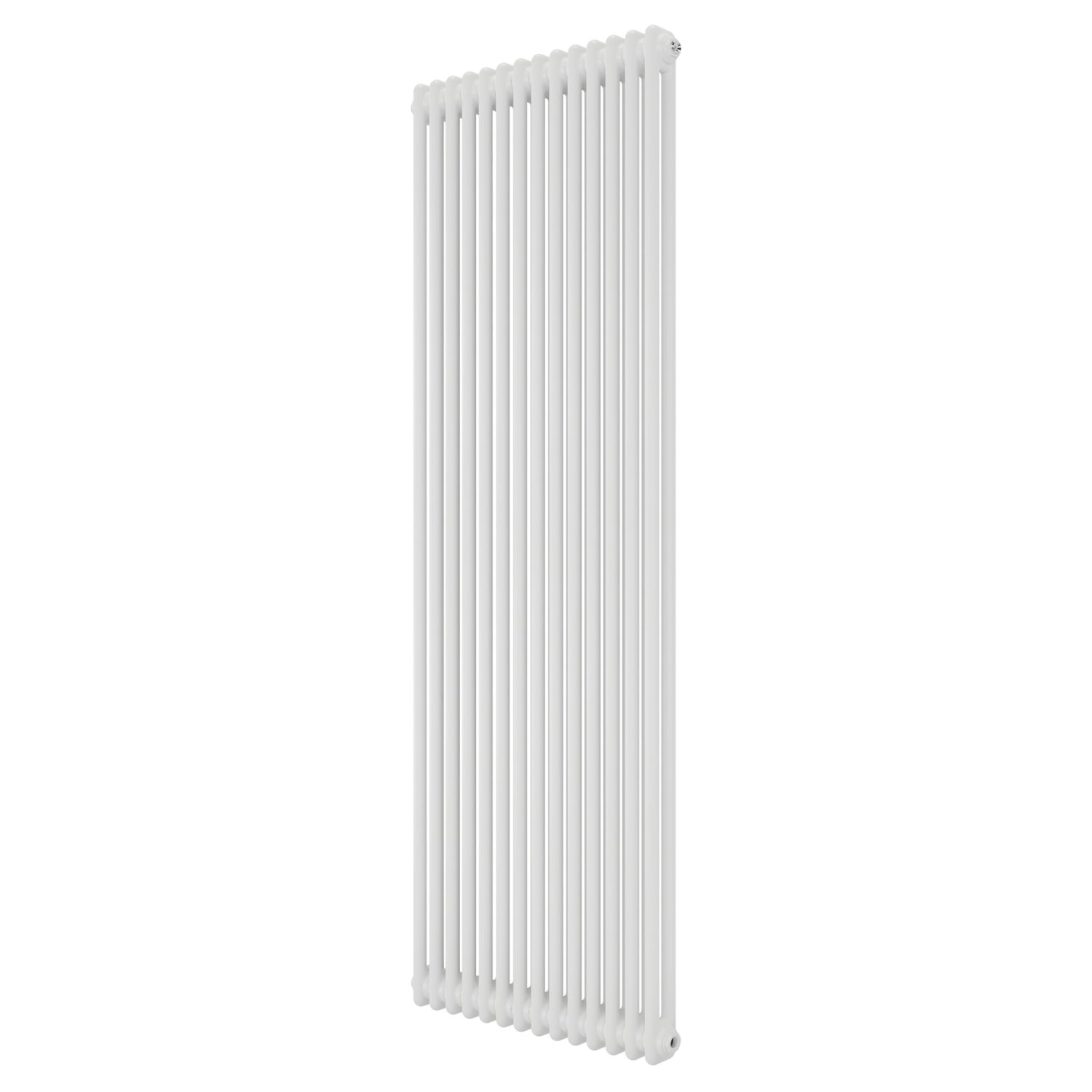 Azur 1800mm x 650mm 6312BTU White Vertical 2 Column Radiator (305YR)