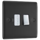 British General Nexus Metal 13A Switched Fused Spur  Matt Black
