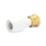 Hep2O  Plastic Push-Fit Straight Tap Connector 15mm x 1/2"