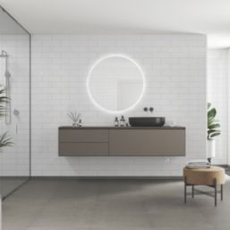 Fibo Urban Wet Wall Panelling High Gloss Denver White 2400mm x 600mm x 10.2mm