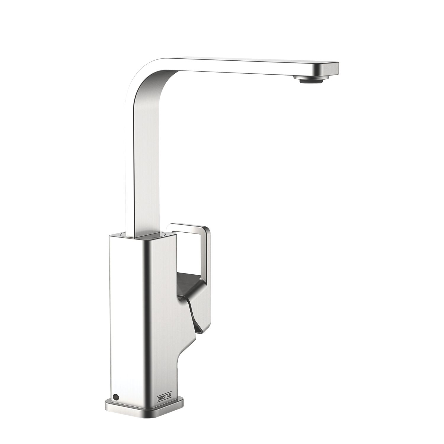 Bristan Spruce Mono Sink Mixer Tap Steel (306AJ)