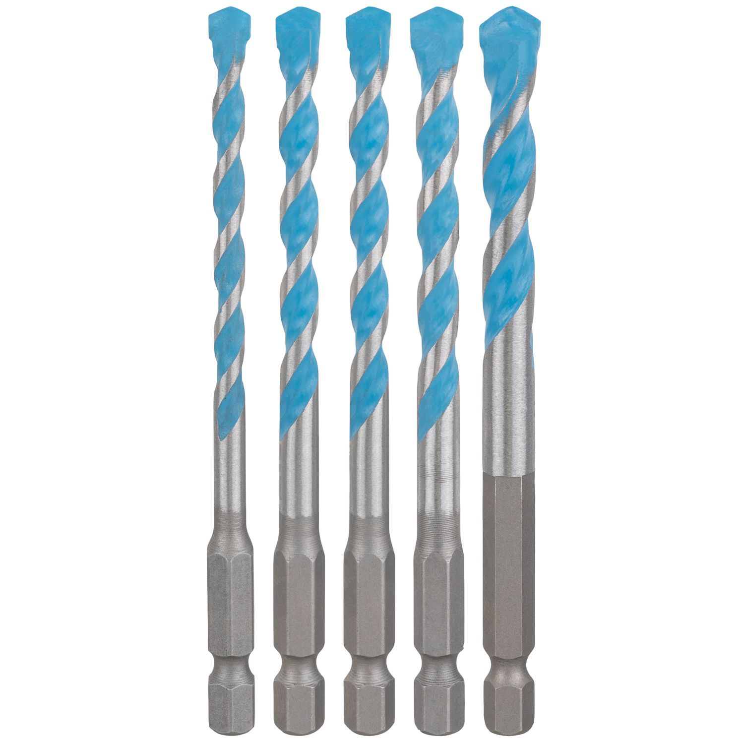 Bosch Expert Hex Shank Multi-Material Drill Bit Set 5 Pieces (306AK)